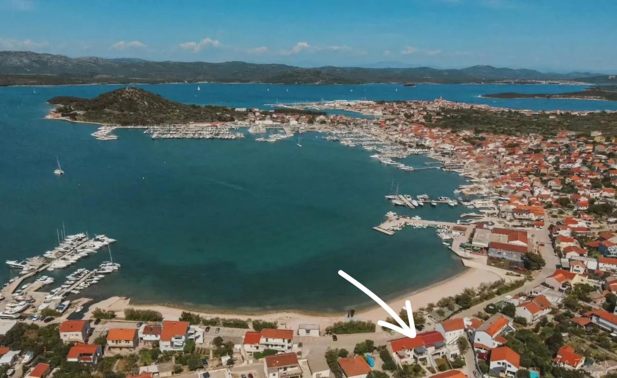 Beach Apartment Ana With Sea View, Balcony, Garden & Bbq, Murter - Dalmatia Εξωτερικό φωτογραφία